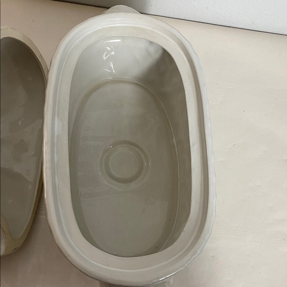 Vintage Rabbit Bunny Covered Soup Tureen White Ceramic Made in Japan - Picture 6 of 9